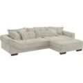 Ecksofa MR. COUCH "Diwan II, L-Form", beige (novaclean avanti 6 taupe), B:334cm H:67cm T:207cm, Novaclean Avanti (100% Polyester), Sofas, Wahlweise mit Kaltschaumpolsterung bis 140 kg belastbar