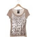 Hallhuber Damen T-Shirt, beige, Gr. 34