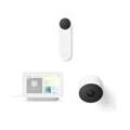 Google Nest Doorbell (mit Akku) + Google Nest Cam (mit Akku) + Google Nest Hub (2. Generation)