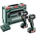 Metabo - Akku Combo Set 2.7.3 12 v bl, PowerMaxx bs 12 bl + PowerMaxx ssd 12 bl x 145