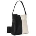 Shopper VIVANCE, Damen, Gr. B/H/T: 30cm x 35cm x 14cm, schwarz-weiß (schwarz, weiß), Lederimitat, mehrfarbig, Taschen, mit kleiner Innentasche, Handtasche, Schultertasche