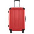 Hartschalen-Trolley HAUPTSTADTKOFFER "Spree, verschiedene Farben und Größen", Gr. B/H/T: 36cm x 55cm x 21cm 34 l, rot, ABS, Polycarbonat, Koffer, Reisegepäck Hartschalen-Koffer mit Volumenerweiterung und TSA Schloss