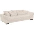 Big-Sofa MR. COUCH "Diwan II", beige (stripes 8622 natur), B:300cm H:67cm T:121cm, Stripes (92% Polyester / 8% Nylon), Sofas, Wahlweise mit Kaltschaumpolsterung bis 140 kg belastbar