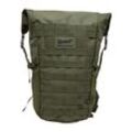 Rucksack BRANDIT "Brandit Cooper Rolltop", grün (olive), Polyester, Rucksäcke