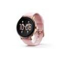 Smartwatch HAMA "Smartwatch 4910 Damen Herren, Blutsauerstoffmessung, wasserdicht", rosa (roségold), Smartwatches, wasserdicht