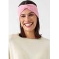 Stirnband ZWILLINGSHERZ, Damen, rosa (melange pink), Strick, Kaschmir, casual,modisch,feminin, Mützen, Cashmere, Feinstrick