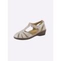 Sandalette CASUAL LOOKS, Damen, Gr. 36, gelb (vanille), Glattleder, sportlich, Schuhe