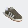 Sneaker ADIDAS ORIGINALS "CAMPUS 00S", Gr. 37, olive strata, cloud weiß, sanftes weiß, Leder, sportlich, Schuhe