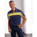 Poloshirt CLASSIC "Kurzarm-Poloshirt", Herren, Gr. 44/46, bunt (marine, sonnengelb), 100% Baumwolle, unifarben, gemustert, mehrfarbig, Kurzarm, Shirts