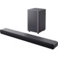 TCL Soundbar "S55H 2.1-Kanal All-in-One mit kabellosem Subwoofer", schwarz (dunkles titan), B:81cm H:6cm T:9,8cm, Lautsprecher