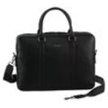 Messenger Bag VALENTINO BAGS "Professional HORIZON", Damen, Gr. B/H/T: 41cm x 30cm x 8cm, schwarz (nero), Polyurethan, Taschen, Arbeitstasche Businesstasche Umhängetasche