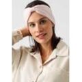 Stirnband ZWILLINGSHERZ, Damen, rosa, Strick, Kaschmir, casual,modisch,feminin, Mützen, Cashmere, Feinstrick