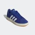 Sneaker ADIDAS SPORTSWEAR "GRAND COURT BASE 00S", Gr. 42, semi lucid blau, cloud weiß, gum10, Leder, Synthetik, sportlich, Schuhe, Design auf den Spuren des adidas Superstar