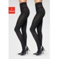 Feinstrumpfhose VIVANCE Gr. M (36/38), schwarz, Damen, Obermaterial: 67% Modal, 31% Polyamid, 2% Elasthan (LYCRA), uni, Strumpfhosen, Wasser- und schmutzabweisend