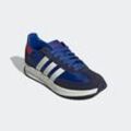 Sneaker ADIDAS SPORTSWEAR "RUN 72", Gr. 40, blau (royal blau, sanftes weiß, better scarlet), Textil, Leder, sportlich, Schuhe