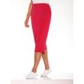 Caprihose CLASSIC BASICS Gr. 40, Normalgrößen, rot, Damen, 100% Polyester, unifarben, Hosen