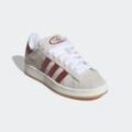 Sneaker ADIDAS ORIGINALS "CAMPUS 00S", Gr. 36, crystal weiß, core weiß, preloved ruby, Leder, Synthetik, sportlich, Schuhe