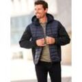 Blouson NEW CANADIAN, Herren, Gr. 50, blau (marine), 85% Baumwolle, 10% Polyester, 5% Elasthan, Vorderteil + Kapuze:100% Polyester, unifarben, Langarm, Jacken