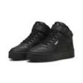 Winterboots PUMA "CARINA STREET MID WTR" Gr. 39, schwarz (puma schwarz, puma schwarz, puma silber), Damen, Synthetik, Schuhe