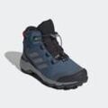 Wanderschuh ADIDAS TERREX "TERREX MID GORE-TEX" Gr. 33, bunt (wonder steel, grau three, semi impact orange), Textil, Synthetik, Schuhe