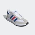 Sneaker ADIDAS SPORTSWEAR "RUN 72", Gr. 46,5, weiß (cloud weiß, royal blau, grau one), Textil, Leder, sportlich, Schuhe