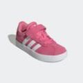 Sneaker ADIDAS SPORTSWEAR "VL COURT 3.0", Gr. 34, pink (pink fusion, cloud weiß, grau four), Leder, Synthetik, sportlich, Schuhe, inspiriert vom Design des adidas samba