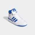 Sneaker ADIDAS ORIGINALS "FORUM MID", Gr. 36,5, blau (cloud weiß, royal blau, cloud weiß), Polyurethan, Synthetik, sportlich, Schuhe