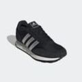 Sneaker ADIDAS SPORTSWEAR "RUN 60S 3.0", Gr. 36, schwarz (core schwarz, silber metallic, core weiß), Textil, Leder, sportlich, Schuhe