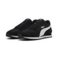 Sneaker PUMA "ST MILER Sneakers Erwachsene" Gr. 36, schwarz-weiß (schwarz, weiß), Obermaterial: Synthetik, Kuhleder, Textil; Futter: Textil; Innensohle: Textil; Laufsohle: Gummi, Schuhe