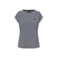 T-Shirt JOOP "T-Shirt 58 JW232JE262 10011744 1er Pack" Gr. L, blau (dunkelblau, weiß), Damen, Obermaterial: 92% Baumwolle CO. 8% Elasthan EL., Shirts