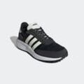 Sneaker ADIDAS SPORTSWEAR "RUN 70S", Gr. 38, schwarz-weiß (core schwarz, sanftes weiß, carbon), Leder, Textil, sportlich, Schuhe