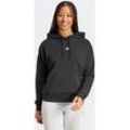 Kapuzensweatshirt ADIDAS SPORTSWEAR "W SL FT HD", Damen, Gr. XS, schwarz-weiß (schwarz, weiß), Obermaterial: 70% Baumwolle, 30% Polyester, sportlich, Sweatshirts