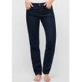 Slim-fit-Jeans ANGELS "DOLLY" Gr. 38, Länge 32, blau (night blau), Damen, Denim/Jeans, Obermaterial: 77% Baumwolle, 22% Polyester, 1% Elasthan, Jeans