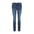 TOM TAILOR Damen Alexa Skinny Jeans, blau, Uni, Gr. 32/32