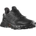 Trailrunningschuh SALOMON "SUPERCROSS 4 GORE-TEX W", Gr. 41, schwarz, Textil, Synthetik, sportlich, Schuhe, wasserdicht, Trailrunningschuhe