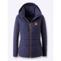 Steppjacke CASUAL LOOKS Gr. 36, blau (marine), Damen, 100% Polyester, Wattierung:100% Polyester, unifarben, Jacken