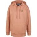 Kapuzensweatshirt LYLE & SCOTT "Lyle & Scott Damen Lyle & Scott Oversized Hoodie" Gr. S, orange (dusty peach), Herren, 100% Baumwolle, Sweatshirts