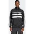 Outdoorjacke ADIDAS ORIGINALS "FIRST TT", Herren, Gr. S, schwarz-weiß (schwarz, weiß), Obermaterial: 70% Polyester, 30% Baumwolle, sportlich, Jacken