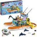 Konstruktionsspielsteine LEGO "Seerettungsboot (41734), LEGO Friends", bunt, Spielbausteine, Kinder, Made in Europe