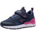 Sneaker KANGAROOS "KD-Gym EV", Gr. 38, blau (navy, pink), Textil, sportlich, Schuhe, mit Klettverschluss