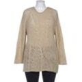 Oui Damen Pullover, beige, Gr. 46