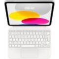 iPad Magic Keyboard Folio (iPad nicht inbegriffen) 10.9" (2022) - Weiß - QWERTY - Englisch (UK)