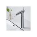 Retro Wasserhahn, Bad Wasserfall Waschtischarmatur, Armatur Waschbecken g 3/8' - Silber