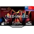 HISENSE Mini-LED-Fernseher "65U7NQ", 4KUHD, ULED, Mini LED, D (A-G), Fernseher, schwarz, 65