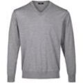 V-Pullover Peter Hahn grau, 48