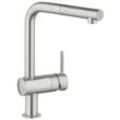 Grohe - Minta Einhand-Spültischbatterie, 1/2″ Supersteel (32168Dc0)