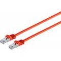 Eneroid - RJ45 Patchkabel s/ftp (pimf), m. CAT.7 Rohkabel, 7,5 m, rot