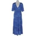 Peter Hahn Damen Kleid, blau, Gr. 44