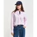 Langarmbluse GANT "REG POPLIN SHIRT", Damen, Gr. 38, rosa (light pink), Web, Obermaterial: 100% Baumwolle, casual, regular fit, Blusen