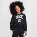 Nike Sportswear Club Sweatshirt aus French Terry mit Rundhalsausschnitt (ältere Kinder, Mädchen) - Schwarz